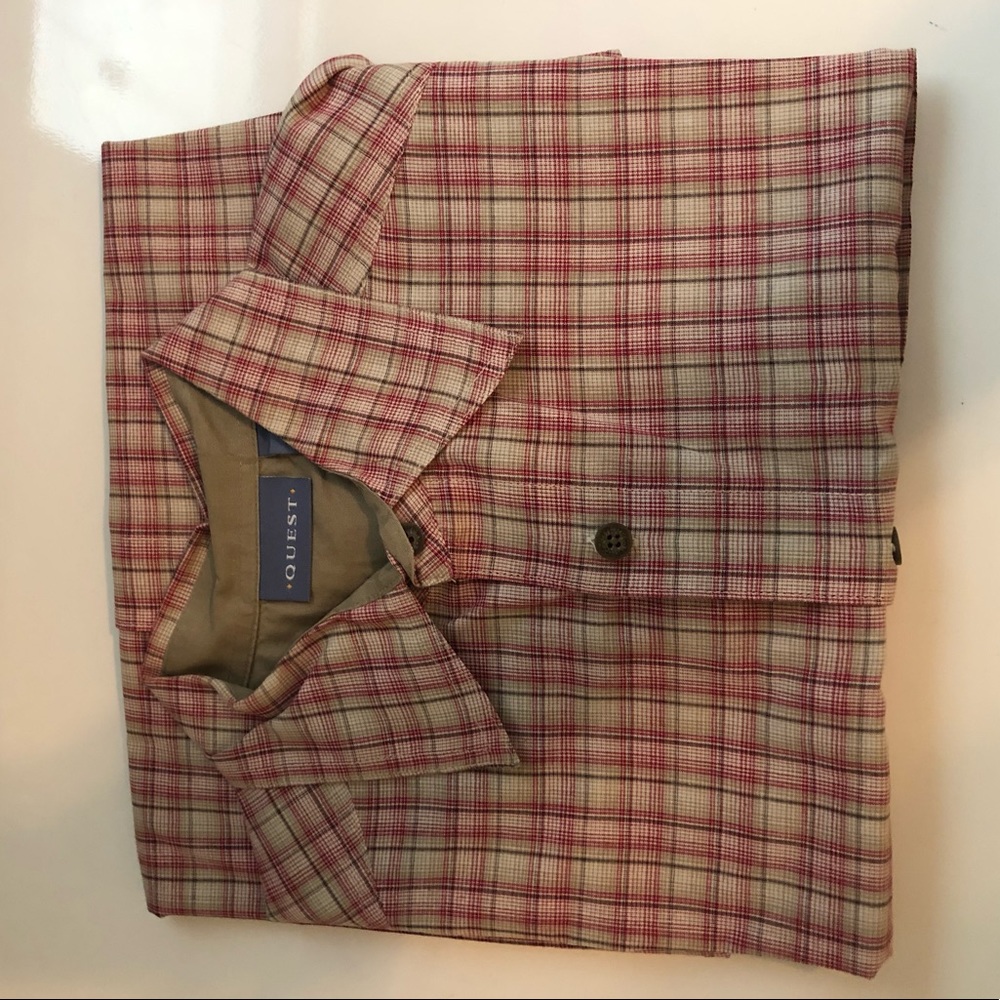 Quest large button down